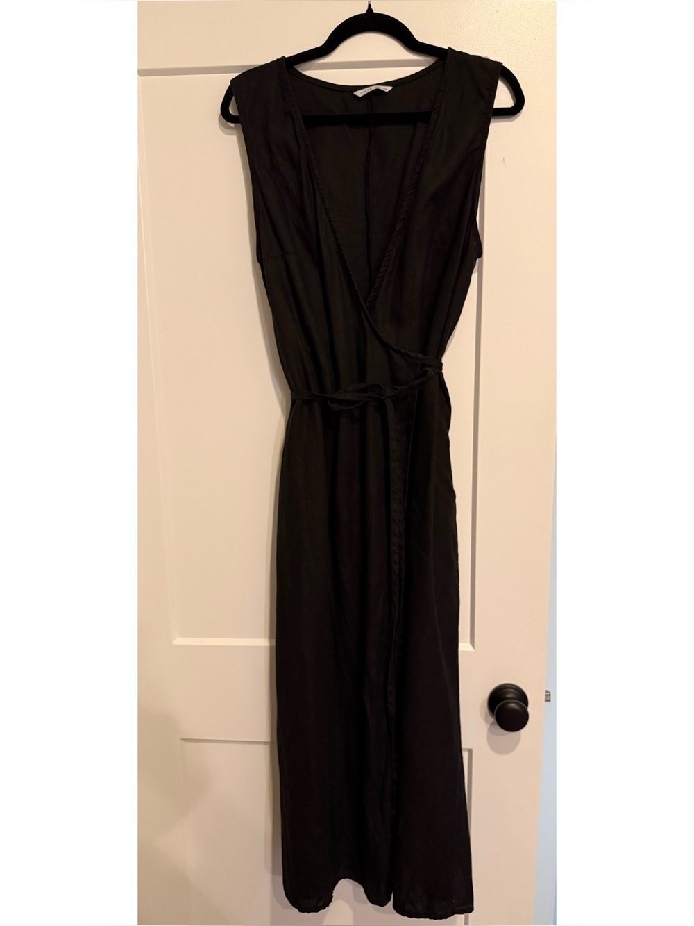Linenfox Nuria Linen Dress in Black